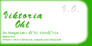 viktoria ohl business card